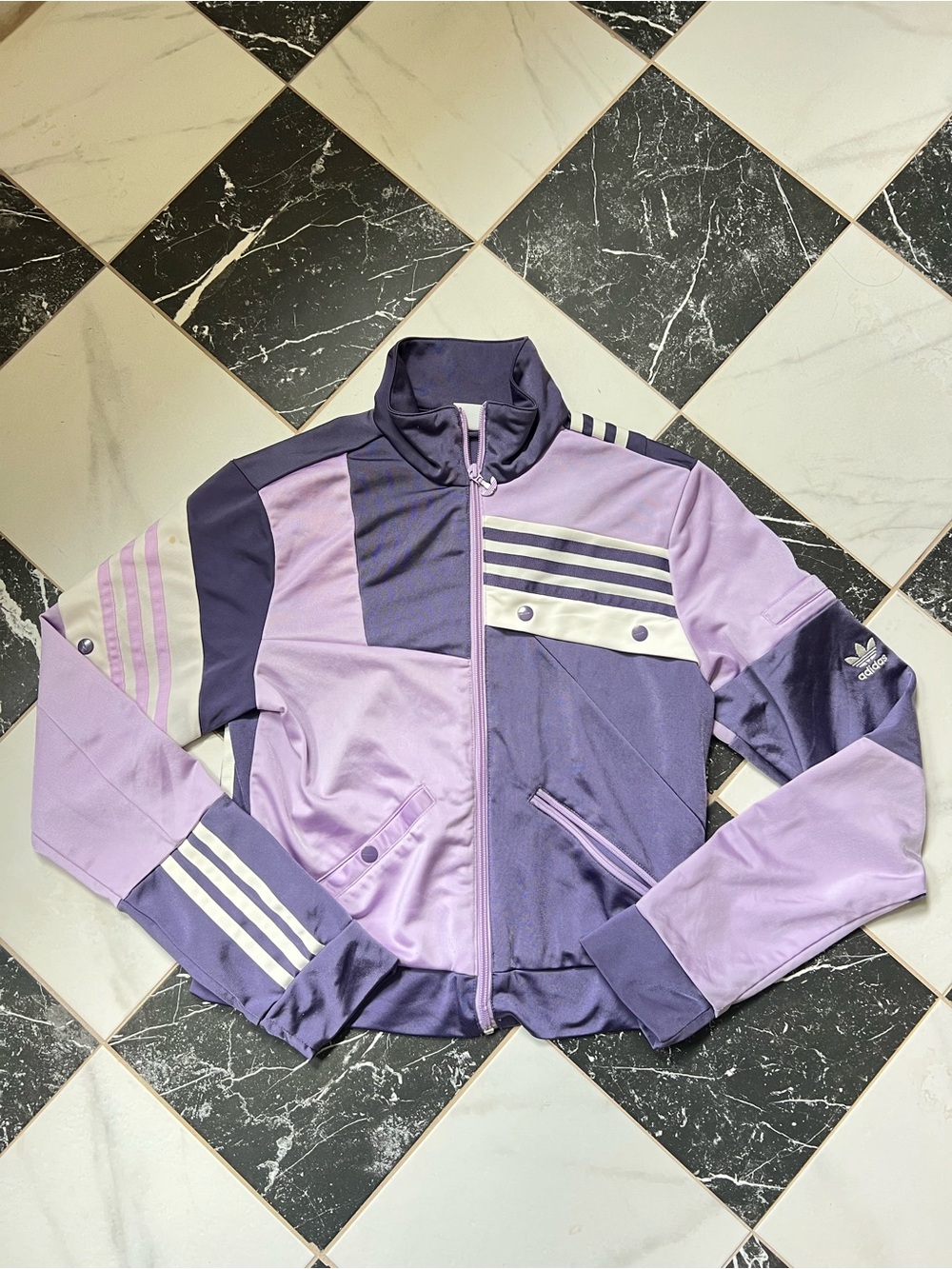 Adidas Lavender Track Jacket